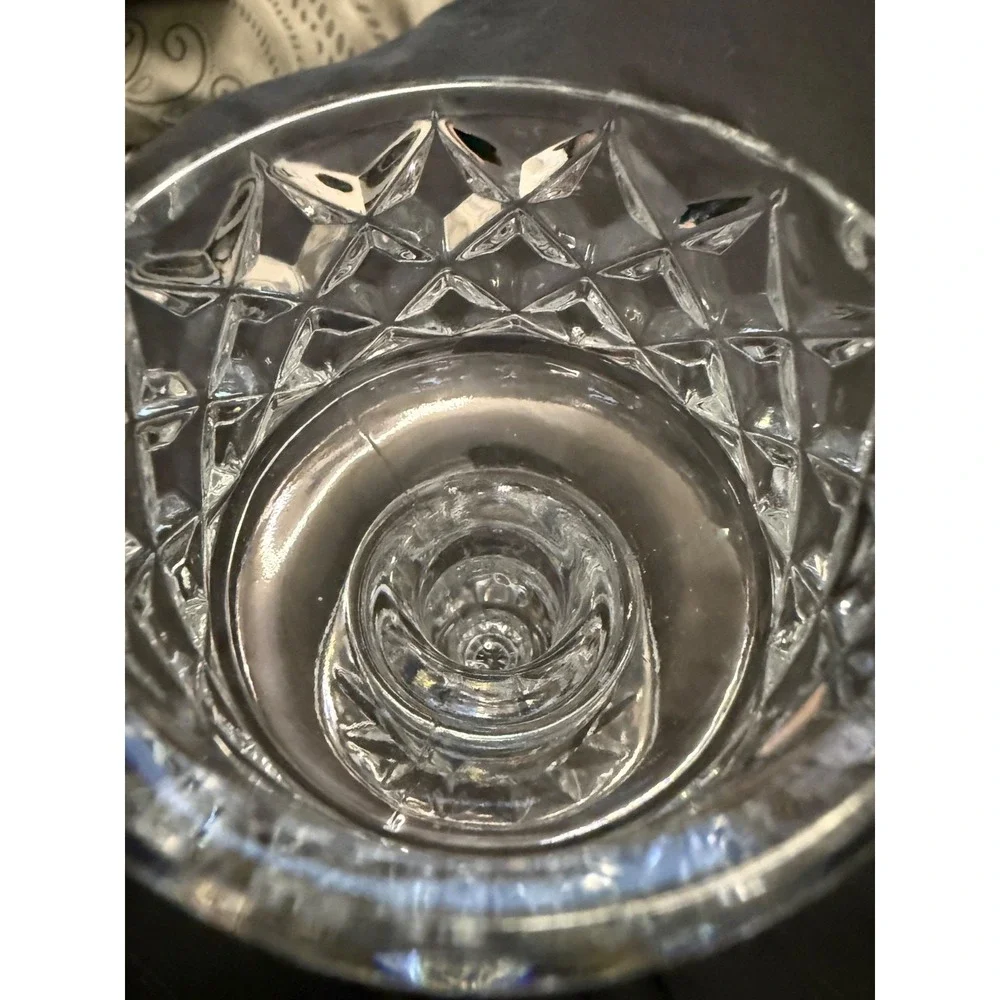 Vintage Crystal candle holder